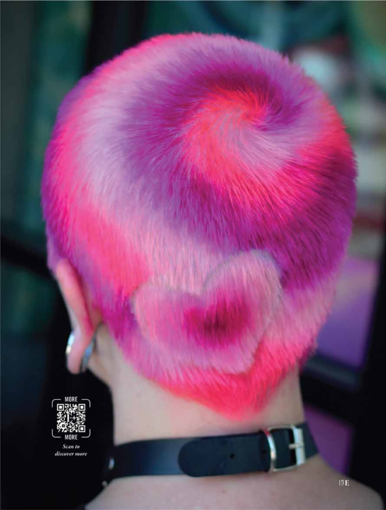 WHITNEY FISHER CREATES SPECTACULAR HAIR TATTOOS